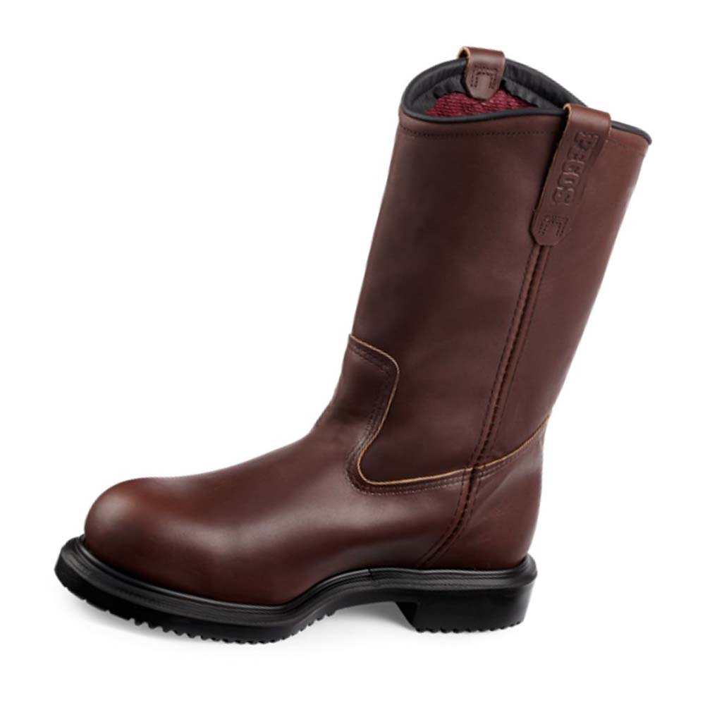 Red Wing SuperSole® 11-inch Insulated Safety Toe Pull On Men's Boots Burgundy | ZA 229KOR